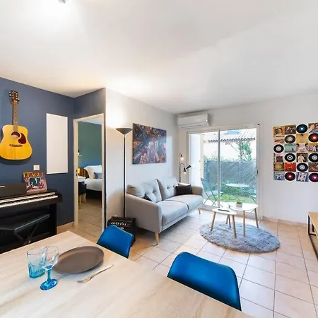 Appartement Le Vinyle - Vivez Experience Musicale - Guitare, Piano, Disque A Disposition Saint-Gely-du-Fesc